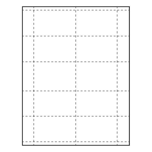 BarcodeFactory Label 3.25 x 2 US Postal Tray Tags BAR-LT325-2-250G
